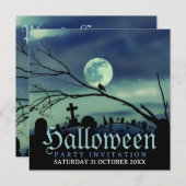 Einladungen für Sweet Darkness Halloween-Party (Vorne/Hinten)