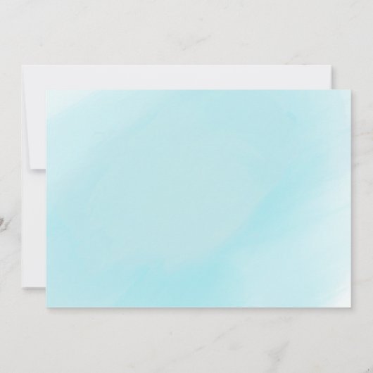 Einladungen für Teddy Bear Baby Shower (Rückseite)