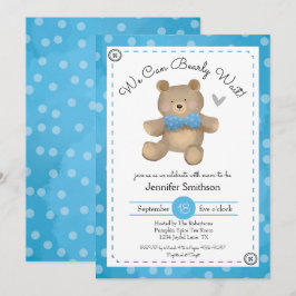Einladungen für Teddy Bear Baby Shower