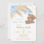 Einladungen für Teddy Bear Baby Shower (Vorderseite)