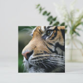 Einladungen für Tiger-Bilder (Stehend Vorderseite)