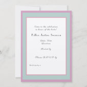 Einladungen für unvergessliche Rose (Rückseite)