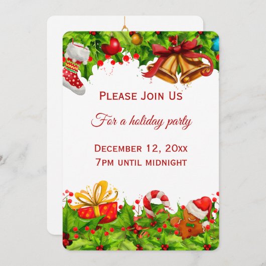 Einladungen für Urlauber oder Privatpersonen (Vorne/Hinten)