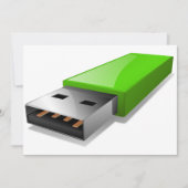 Einladungen für USB-Flash-Laufwerke (Vorderseite)