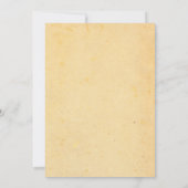 Einladungen für Vintage Fahrradhochzeiten (Rückseite)