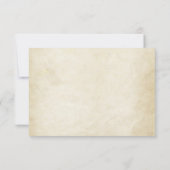 Einladungen für Vintage Hochzeiten (Rückseite)