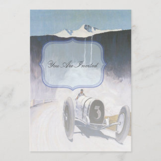 Einladungen für Vintage Rennwagen