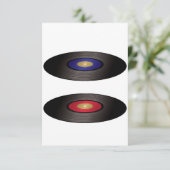 Einladungen für Vinyl-Platten (Stehend Vorderseite)