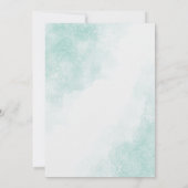 Einladungen für Wasserfarbenfeiern (Rückseite)