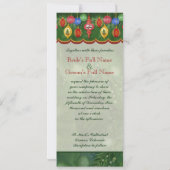 Einladungen für Weihnachtsfeiern (Rückseite)