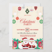 Einladungen für Weihnachtsfeiern individuell anpas (Vorderseite)