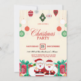 Einladungen für Weihnachtsfeiern individuell anpas