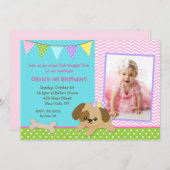 Einladungen für Welpen (Vorne/Hinten)