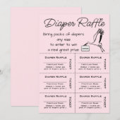 Einladungen für Windeln (Vorne/Hinten)