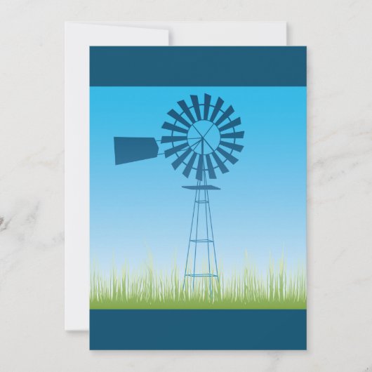 Einladungen für Windmühlen (Vorderseite)