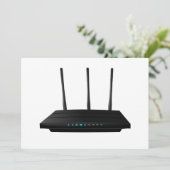Einladungen für Wireless-Router (Stehend Vorderseite)