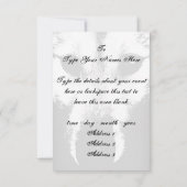 Einladungen für Wolf-Jungtiere Personalisierte Hus (Rückseite)