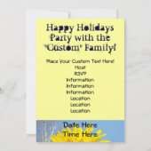 Einladungen Gelbe Sonnenblumen kommen uns bei! (Rückseite)