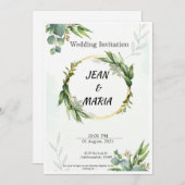 Einladungen Hochzeit Eine Geschichte der Liebe beg (Vorne/Hinten)