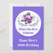 Einladungen, Hübsche Einladungen zum Geburtstag (Vorderseite)