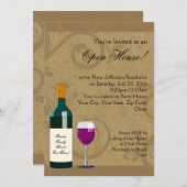 Einladungen im Freien, Weinthema (Vorne/Hinten)