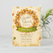 Einladungen im Herbst (Stehend Vorderseite)