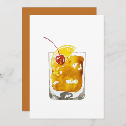 Einladungen in altmodischer Form (Vorne/Hinten)