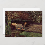 Einladungen John Everett Millaiss Ophelia (Vorne/Hinten)