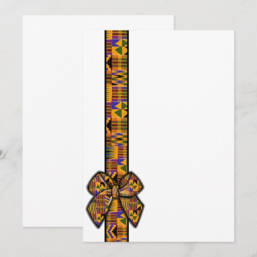 Einladungen Kente (Vorne/Hinten)