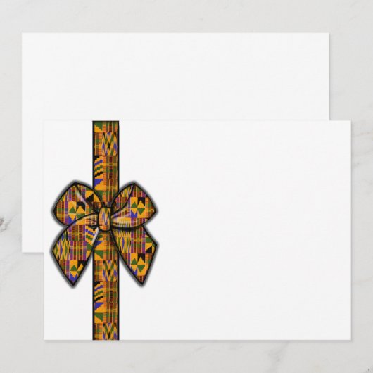 Einladungen Kente (Vorne/Hinten)