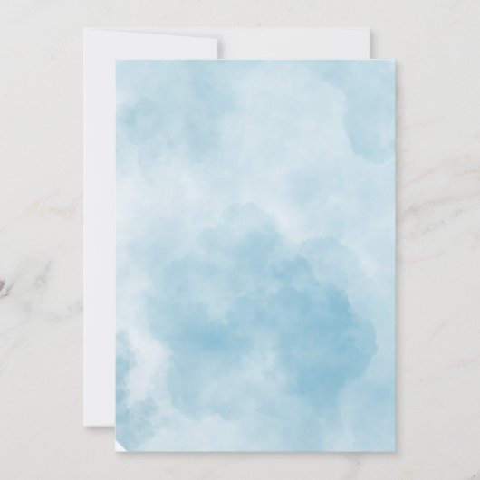 Einladungen - Kopf in den CLOUDS (Vorderseite)