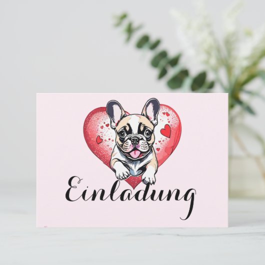 Einladungen Leine (Stehend Vorderseite)