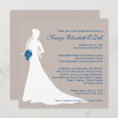 Einladungen mit Brautdusche - individuell gestalte (Vorne/Hinten)