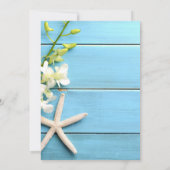 Einladungen mit Orchideen (Rückseite)