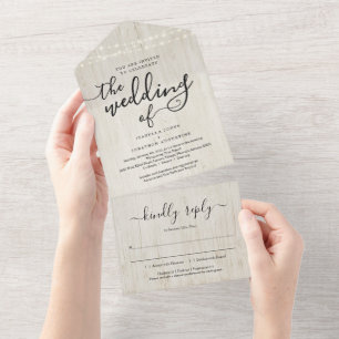 Einladungen mit UAWG & Registry für eine Hochzeit