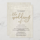 Einladungen mit UAWG & Registry für eine Hochzeit (Vorne/Hinten)