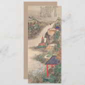 Einladungen nach japanischer Art (Vorne/Hinten)