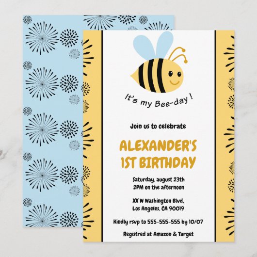 Einladungen Niedlich Moderne (Vorne/Hinten)