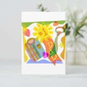 Einladungen Nummer 1 Vater (Stehend Vorderseite)