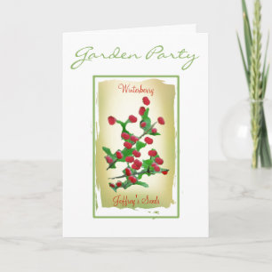 Einladungen oder Mitteilungskarten für Wasserfarbe