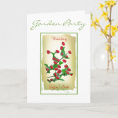 Einladungen oder Mitteilungskarten für Wasserfarbe (Gelbe Blume)