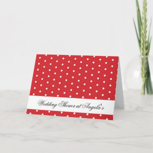 Einladungen: Polka Dots Einladung