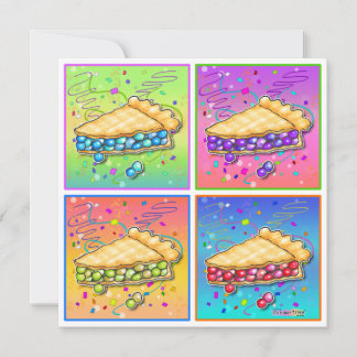 Einladungen - Pop Art Piece on Pie