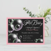 Einladungen "Pop the Bubbly" (Stehend Vorderseite)