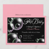 Einladungen "Pop the Bubbly" (Vorne/Hinten)