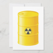 Einladungen radioaktiver Abfälle (Vorderseite)