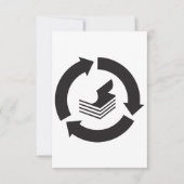 Einladungen Recycelnd Papier (Vorderseite)