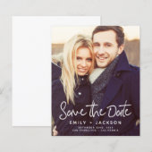 Einladungen Save the Date des Fotos (Vorne/Hinten)
