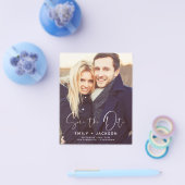 Einladungen Save the Date des Fotos Flyer (Einzeln)