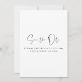 Einladungen Save the Date Foto (Rückseite)